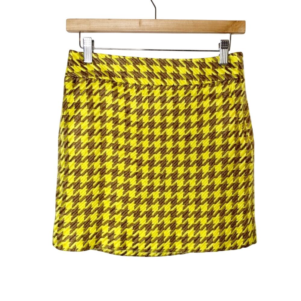 SZ 0 Houndstooth Yellow & Brown Fall Mini The Limited